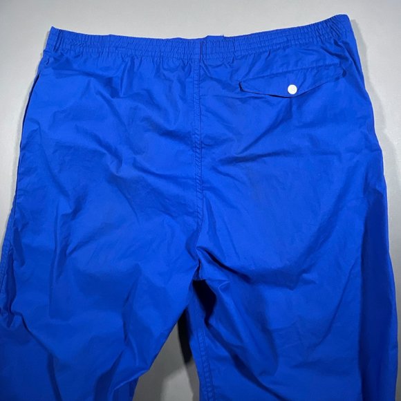 Merona Sport Men's Blue Track/Jogging Pants with White Snap Size Large - Picture 7 of 9